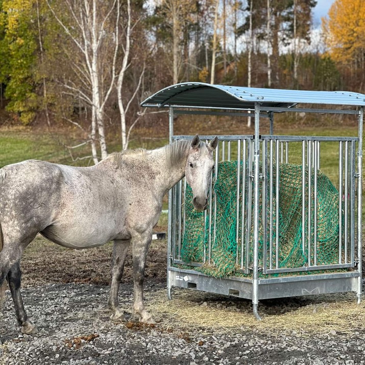 Nett for rundballer, 180 x 180 cm, SlowFeeder