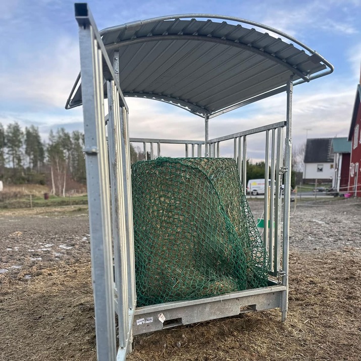 Nett for rundballer, 180 x 180 cm, SlowFeeder