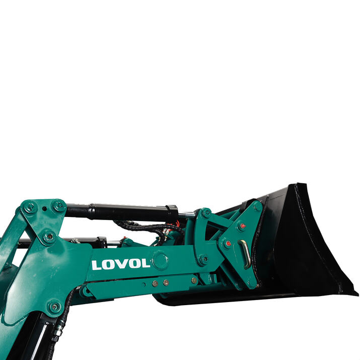Kompakttraktor Lovol 25 hk med frontlaster, uten hytte 