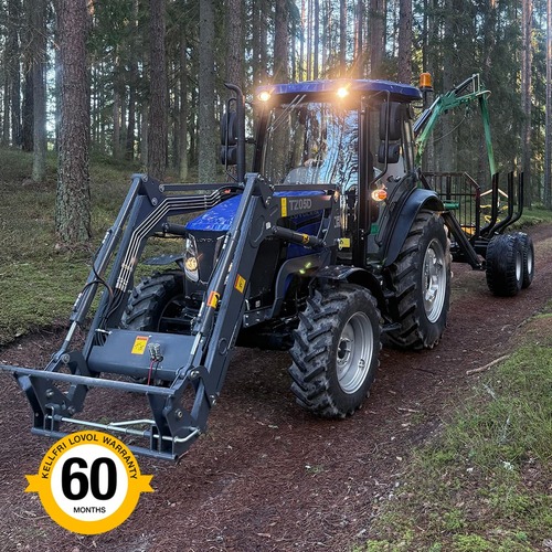 Traktor Lovol 75 hk 4WD med frontlaster, Stage V