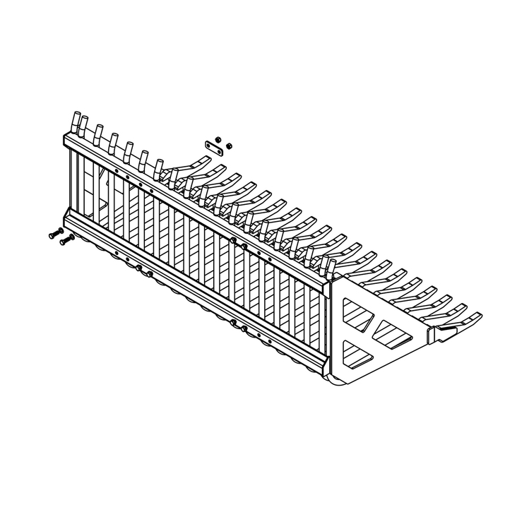 Steinsvans 2,0 m, boltet lite BM-feste