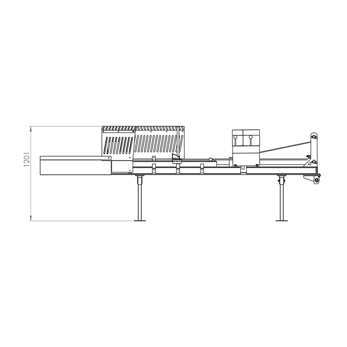 Vedkløyver, traktordrevet 7 tonn, 110 cm