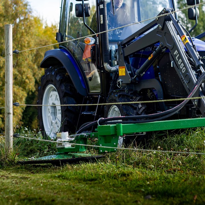 Kantklipper frontmontert, med feste som passer til Trima