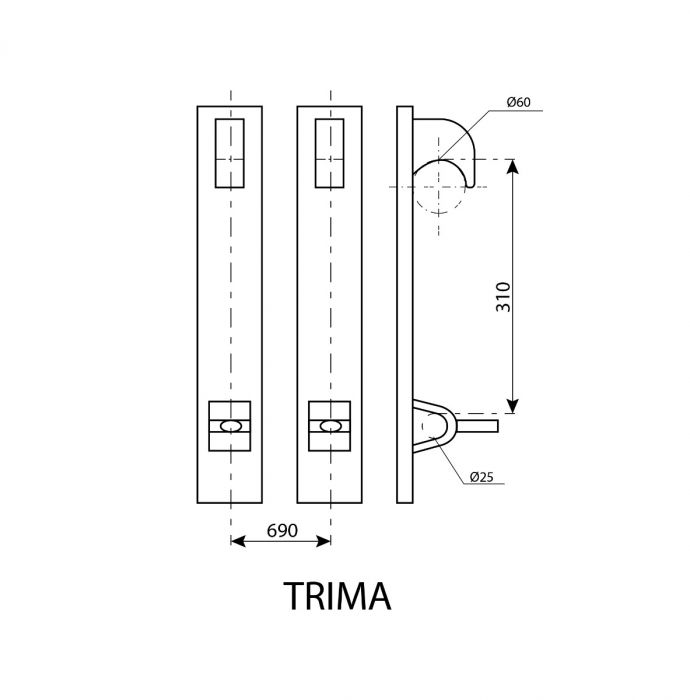 Sveisefeste som passer til Trima 30 mm