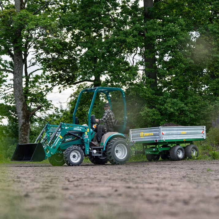 Tippvogn 2,5 tonn, galvanisert