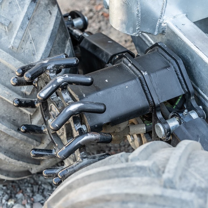 Skogsvogn ATV 3 tonn, med kran 4,2 m