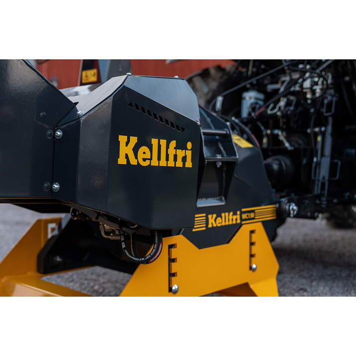 Fliskutter 150, med hydraulisk innmating