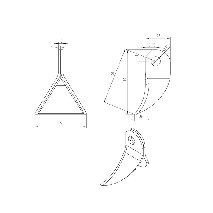 Hammerslagle til ATV-klipper