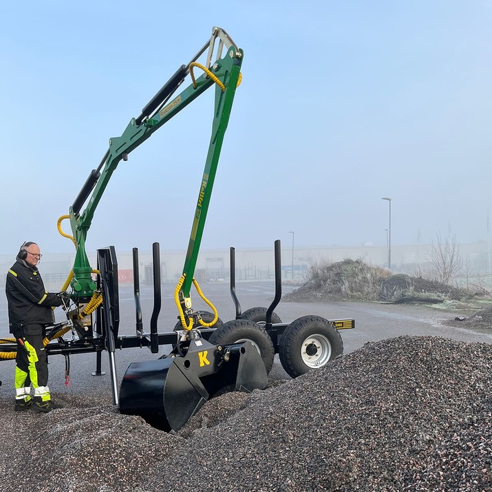 Gripeskuff til skogsvogn, 55 cm