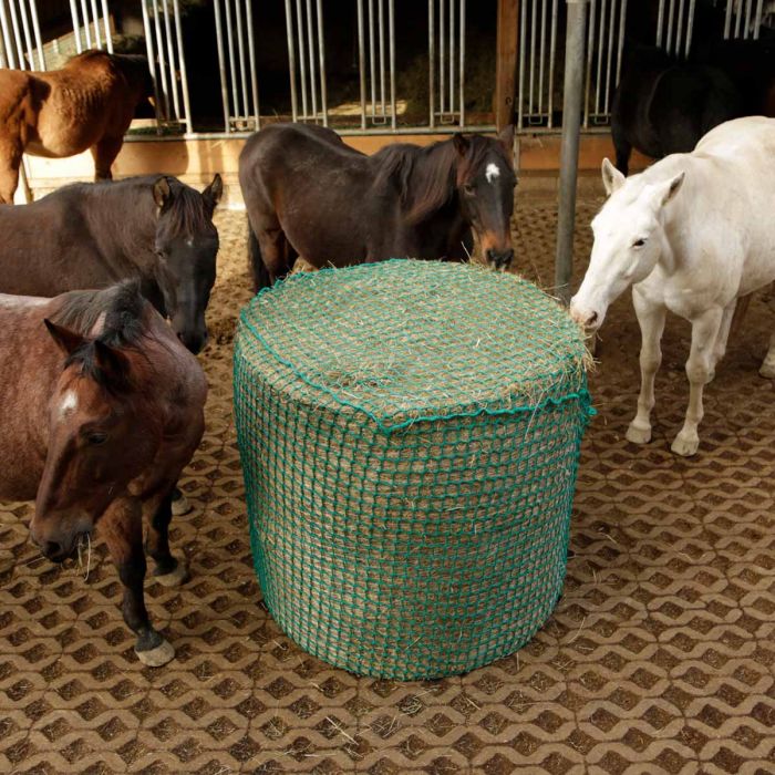 Nett for rundballer, SlowFeeder, 180 x 180 cm