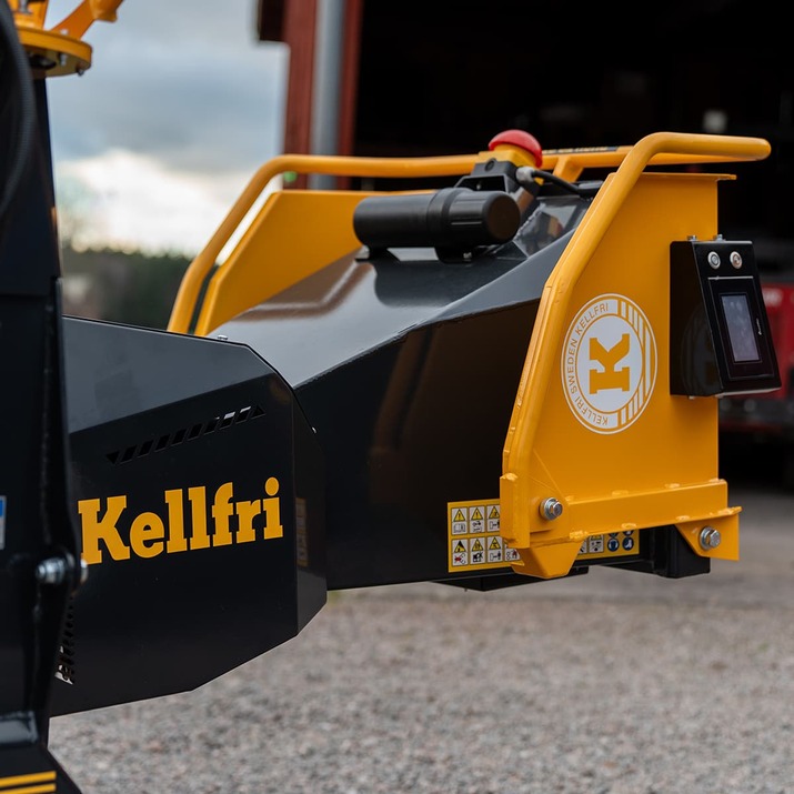 Fliskutter 150, med hydraulisk innmating