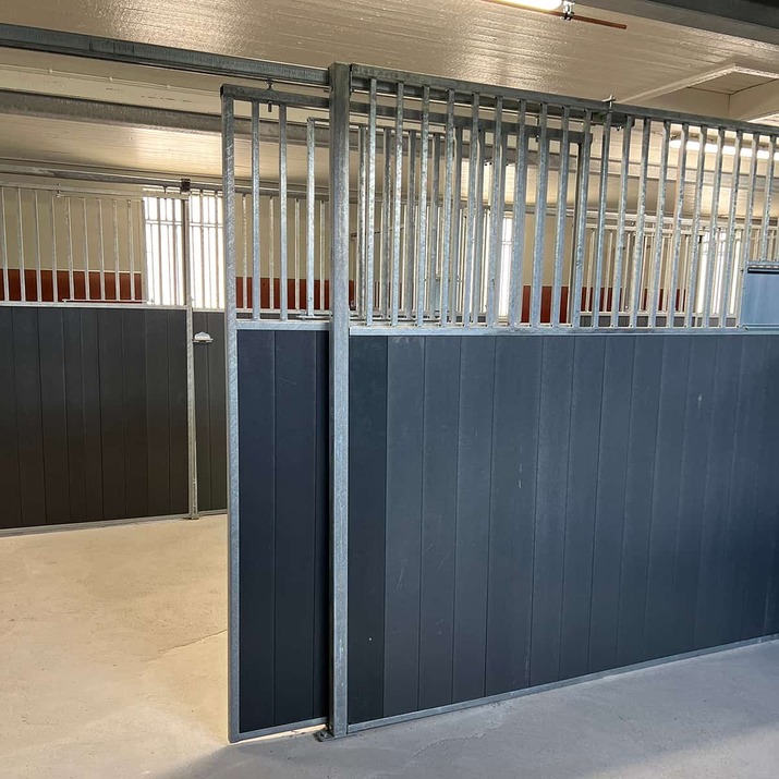 Front med skyvedør 3,5 m inkl. plastplank, SWE