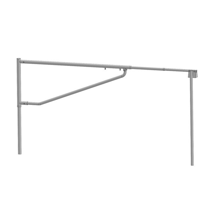 Veibom, teleskopisk 3,5 m - 5,5 m