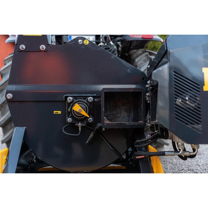 Fliskutter 150, med hydraulisk innmating