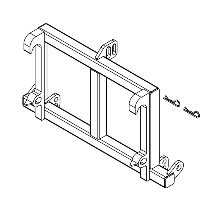 Adapter til sandspreder fra Trima til trepunkt