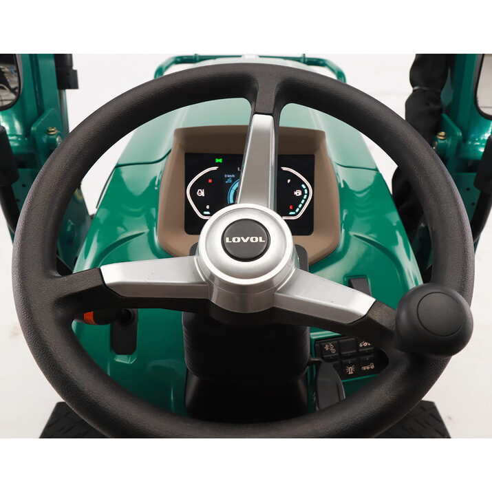 Kompakttraktor Lovol 25 hk med frontlaster, uten hytte 