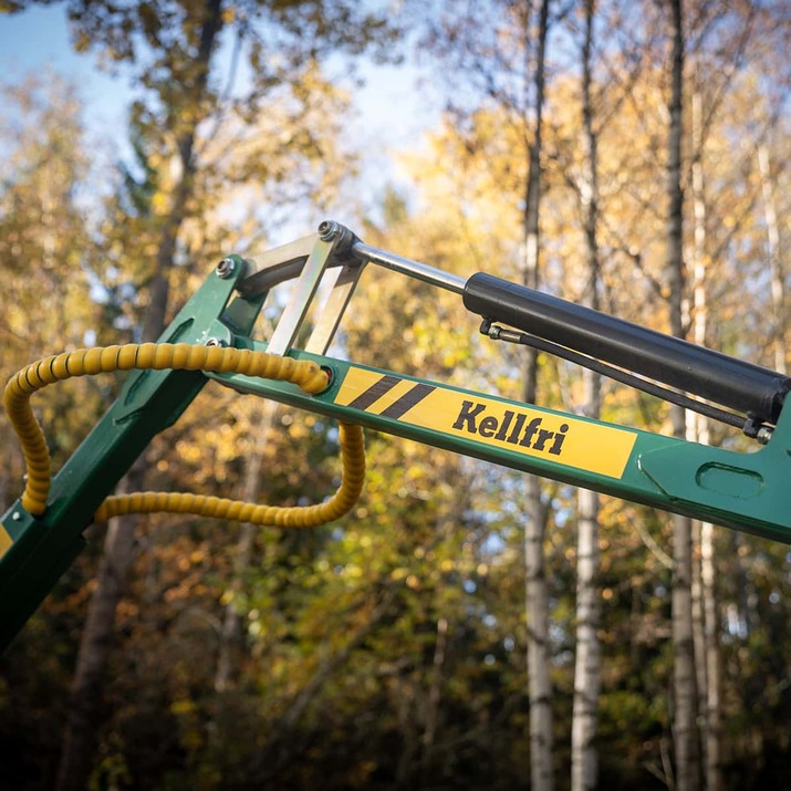 Skogsvogn ATV 3 tonn, med kran 4,2 m