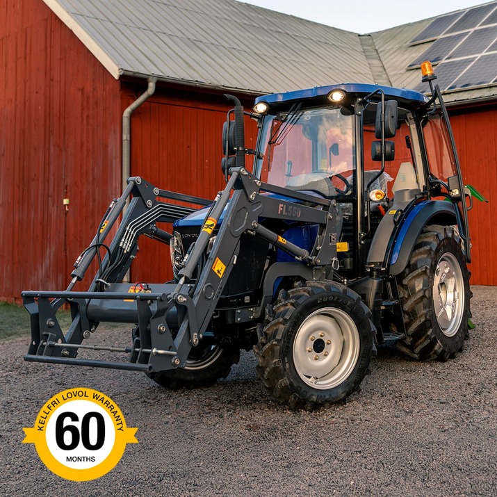 Traktor Lovol 50 hk 4WD med frontlaster, Stage V