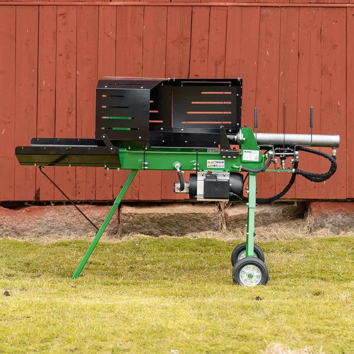 Vedkløyver, el-drevet, 7 tonn, 50 cm