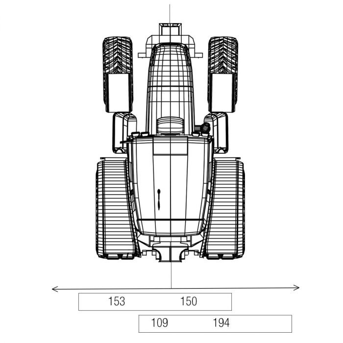 Vertikalklipper X 2,8 m