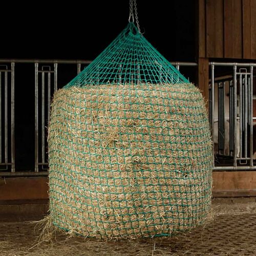 Høynett for rundballer, 180 x 150 cm, kan henges opp, SlowFeeder