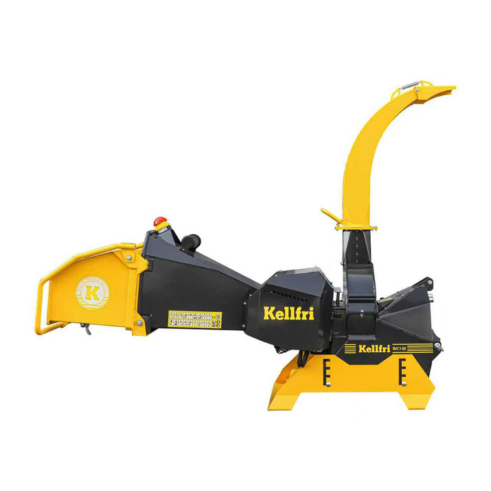 Fliskutter 150, med hydraulisk innmating