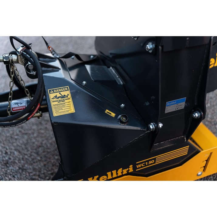 Fliskutter 150, med hydraulisk innmating